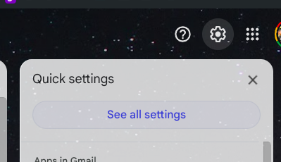 gmail settings 