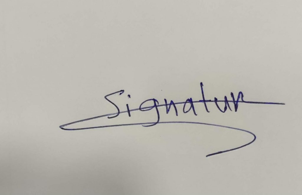 signature sample image