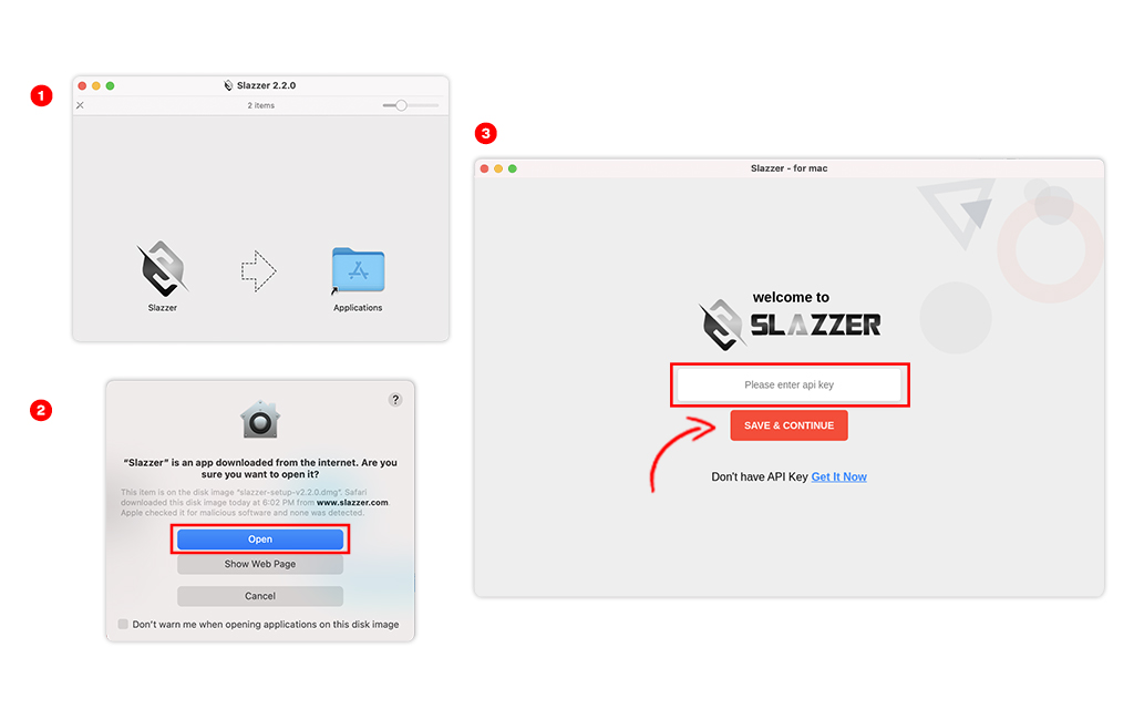 slazzer desktop installation procedure